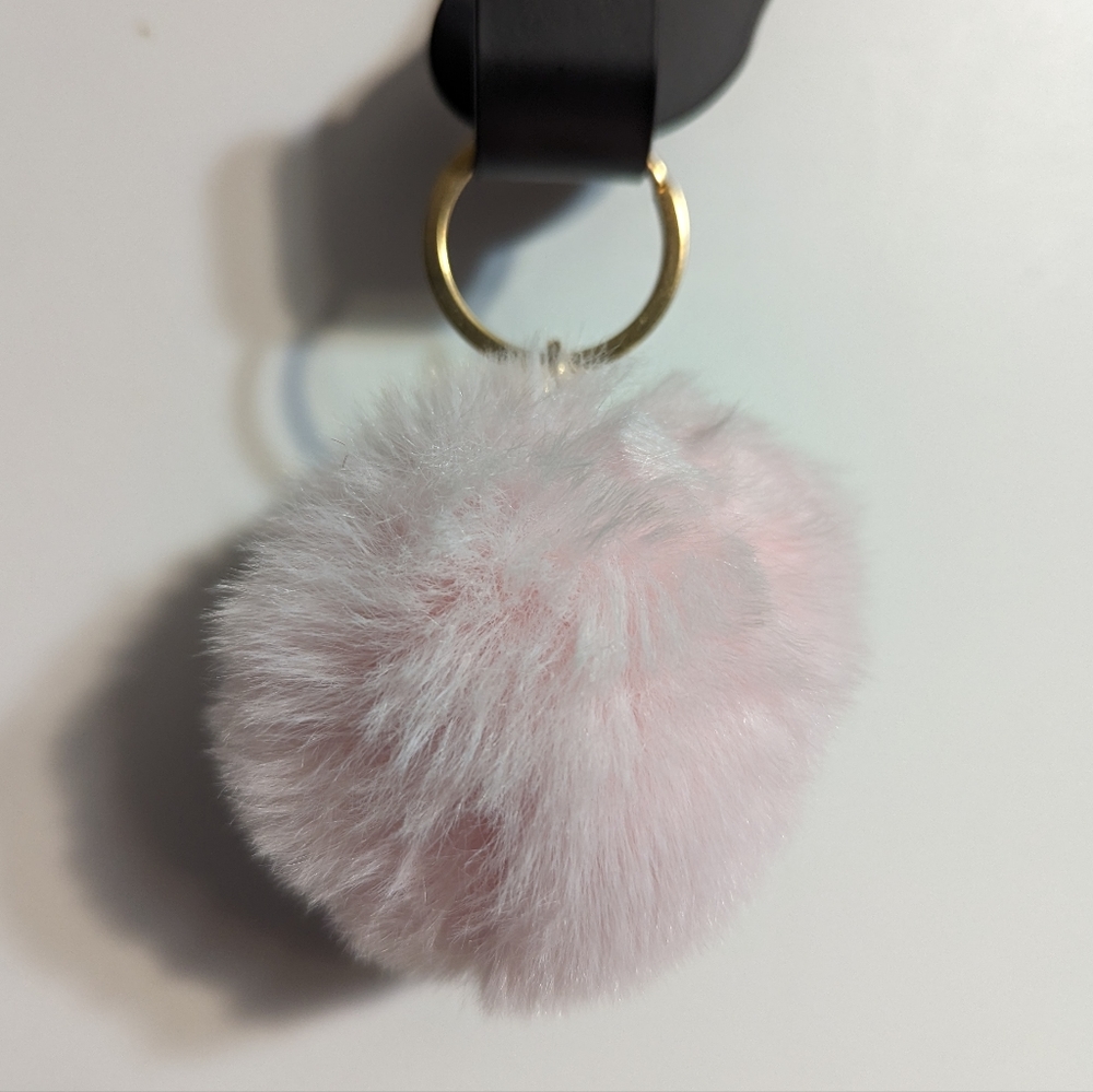 Keychain 3" Pom Pom Purse Charm